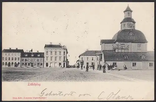 AK Lidköping Västra Götalands län Schweden nach Lage 1901  (12396