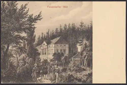 AK Felsenkeller 1860 Sachsen   (12519