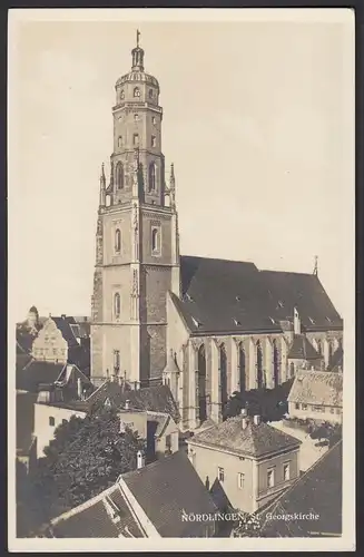 AK Nördlingen St. Georgskirche Donau-Ries    (12577