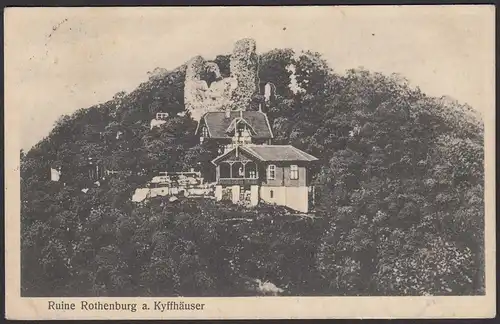 AK Ruine Rothenburg a. Kyffhäuser   (12594