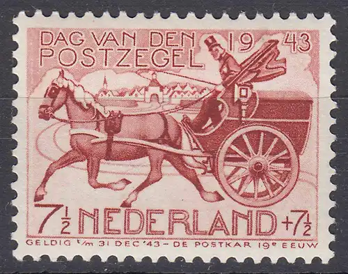 Niederlande  Mi. 422 postfrisch Tag der Briefmarke 1943  (80003