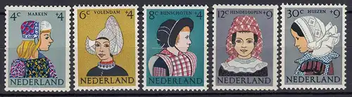 Niederlande  Mi. 755-759 postfrisch Sommermarken 1960   (80033