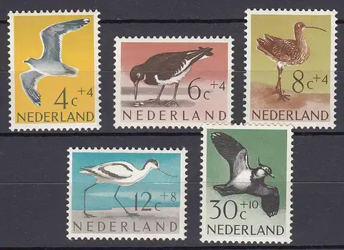 Niederlande  Mi. 760-764 postfrisch Sommermarken 1961 (80034