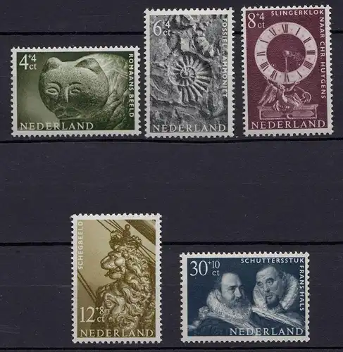 Niederlande  Mi. 774-778 postfrisch Sommermarken 1962 (80037