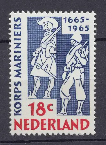 Niederlande  Mi. 855 postfrisch 300 jahr Korps der Marinesoldaten 1965 (80049