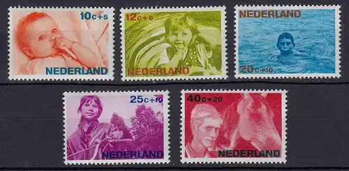 Niederlande  Mi. 866-870 postfrisch Voor het Kind 1966 (80053