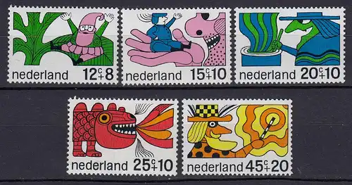 Niederlande  Mi. 905-909 postfrisch Voor het Kind 1968 (80064