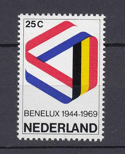 Niederlande  Mi. 926 postfrisch 25 Jahre Zollunion 1969 (80068