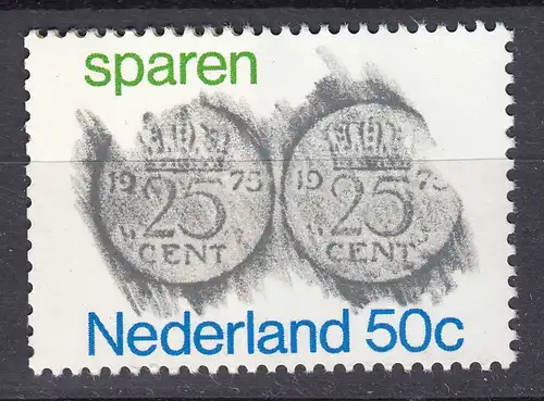 Niederlande  Mi. 1058 postfrisch Sparen 1975 (80111
