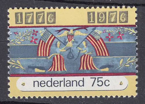 Niederlande  Mi. 1076 postfrisch 200 Jahre Unabhängigkeit Amerika 1976 (80117