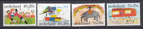 Niederlande  Mi. 1088-1091 postfrisch  Voor het Kind 1963 (80122