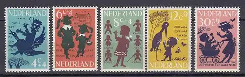 Niederlande  Mi. 802-812 postfrisch  Voor het Kind 1963 (80124