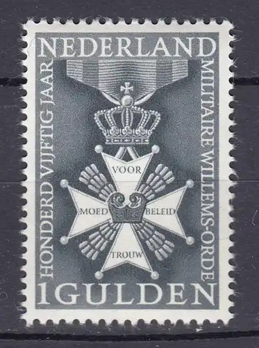 Niederlande  Mi. 839 postfrisch 150 J. Militärischer Wilhelmsorden 1965 (80127
