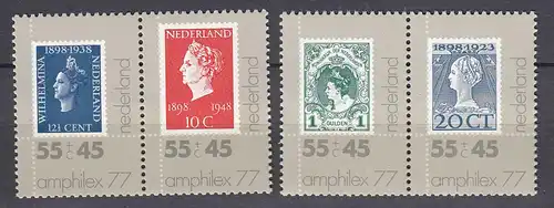 Niederlande  Mi. 1101-1104  postfrisch AMPHILEX 1977   (80140