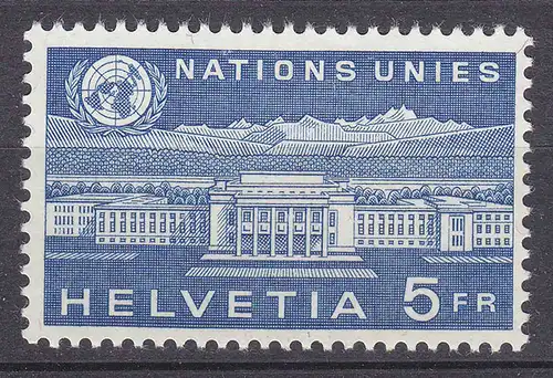 Schweiz Ämter Mi. 33 postfrisch  ONU/ UNO Palais des Nations 1960 (11279