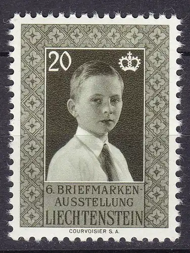 Liechtenstein  Mi. 352 postfrisch Briefmarkenausstellung 1956  (11304