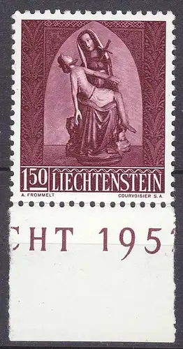 Liechtenstein  Mi. 364 postfrisch Weihnachten Höchswert  1957  (11307