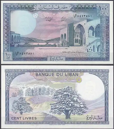 LIBANON - LEBANON 100 Livres Banknote 1988 UNC Pick 66d   (11979