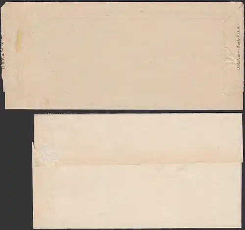 Württemberg -  2 Stück Briefe 1878 + 1925   (20800