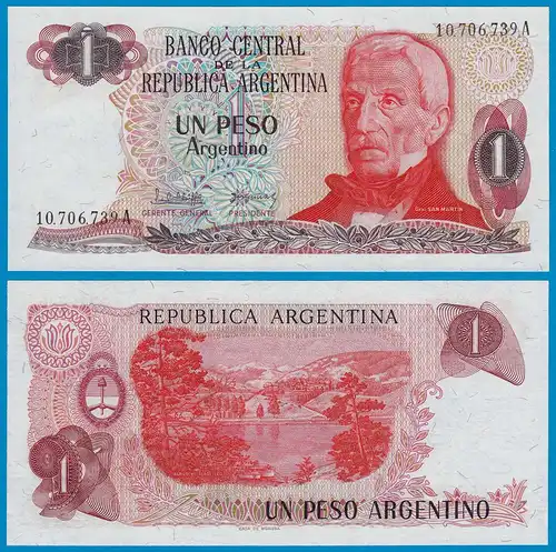 Argentinien - Argentina 1 Pesos 1983 Pick 311a UNC    (21064