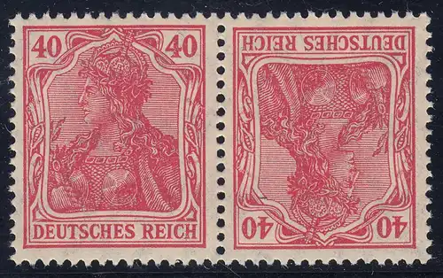 Deutsches Reich K3 postfrisch Germania Zusammendruck  (22355