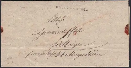 Württemberg 1842 ZWIEFALTEN L1 nach Edelfingen   (15991 