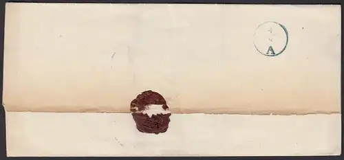 Altdeutschland Vorphila Umschlag LEER K2b nach Hannover (15961