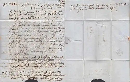 Schweiz 1858 Brief GENF nach VEVEY Inhalt  (23718