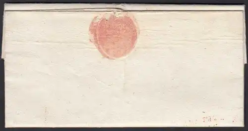 Bayern - Brief 1837 Stempel LINDAU L2r mit interessanten Inhalt  (15880