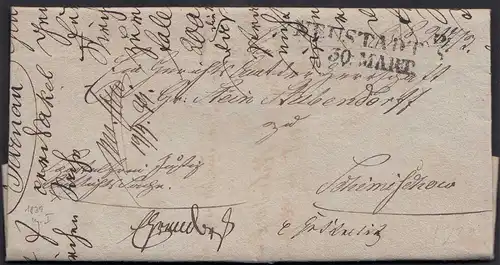 Preussen 1839 NEUSTADT o/s L2 Brief mit einigen Seiten Inhalt  (24514