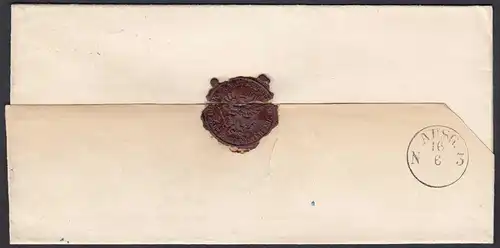 Preussen Umschlag von IBBENBÜREN R2 nach PADERBORN  (24517