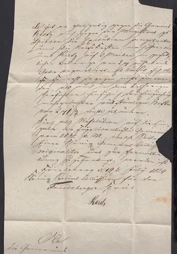 Preussen Brief 1829 SOLDIN L2 (Myślibórz) Pommern nach DRIESEN Inhalt  (24536