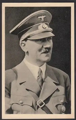 AK NS Militaria Propaganda Karte 3.Reich Hitler in Uniform  (24463