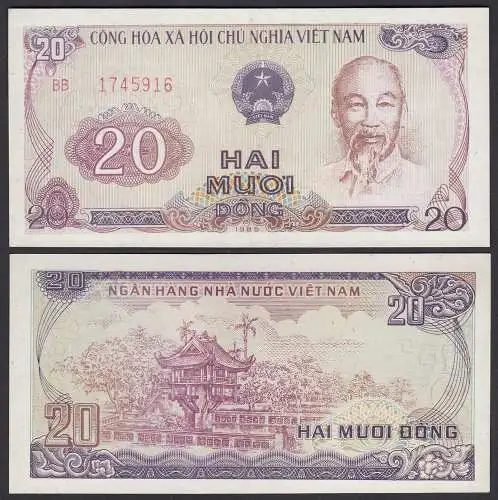 Vietnam - Viet Nam  20 Dong Banknote 1985 Pick 94a UNC (1)  (25150