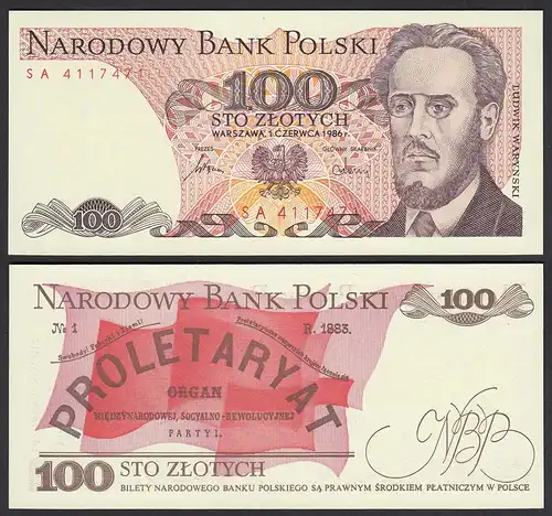 747 Polen - Poland 100 Zlotych Pick 143e UNC (1)    (25484