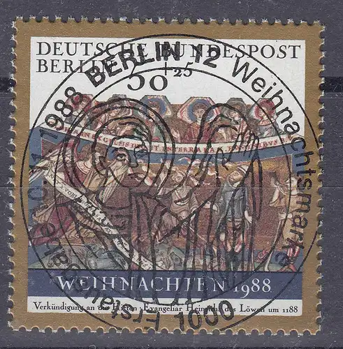 Berlin Weihnachten 1988 Michel 829 ESST Vollstempel   (25537