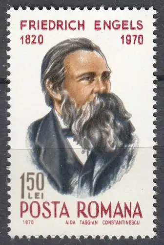 Rumänien-Romania 1970 Mi. 2867 postfrisch Friedrich Engels  (24665