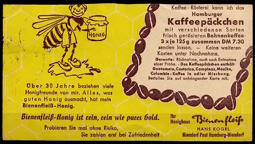 Brinkensen über Alfeld 1956 Bedarfskarte klarer Stempel   (6917