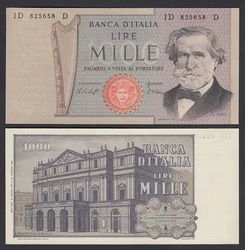 Italien - Italy 1000 Lire Banknote 1979 Pick 101f UNC (1)   (26885