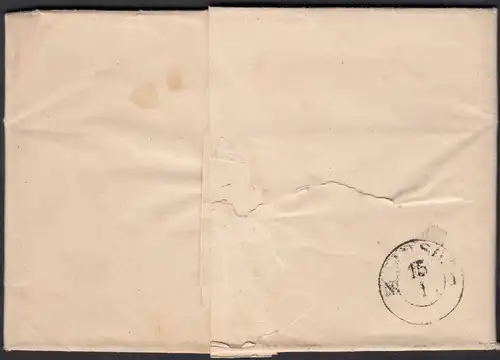 FRIEDEBERG K2 Schlesien 1852 taxierter Brief mit Inhalt nach GLOGAU    (27174