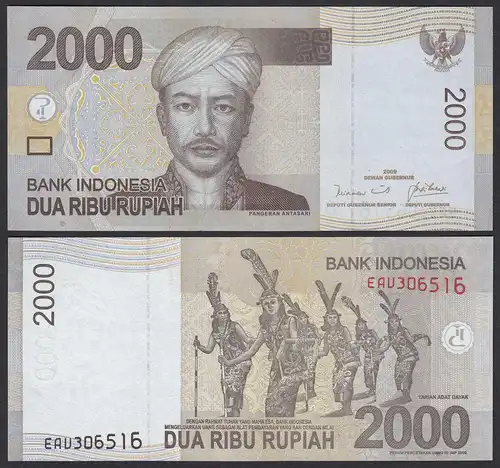 Indonesien - Indonesia 2000 2.000 Rupiah 2009 Pick 148a UNC (1)    (21486