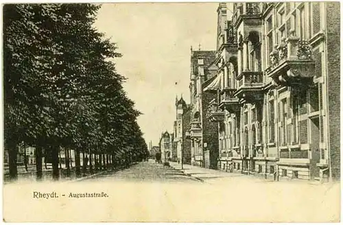 AK Rheydt Mönchen-Gladbach Augustastrasse 1908   (2553