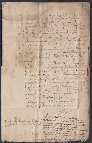 OPPELN L2 Schlesien Brief 1828 mit umfangreichen Inhalt  (27344