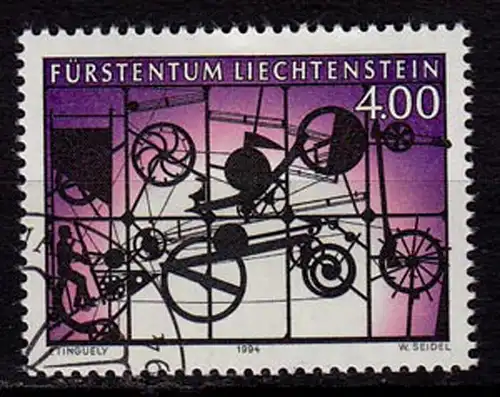 Liechtenstein Mi.1084 used Zeitgenössische Kunst 1994    (c140