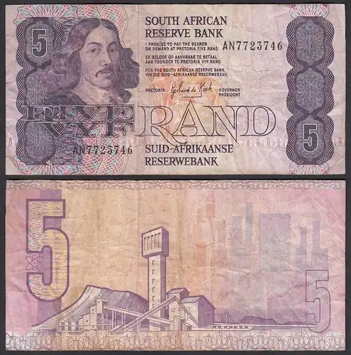 SÜD Afrika - South Africa - 5 Rand (1978-94) Pick 119c F (4)   (27608