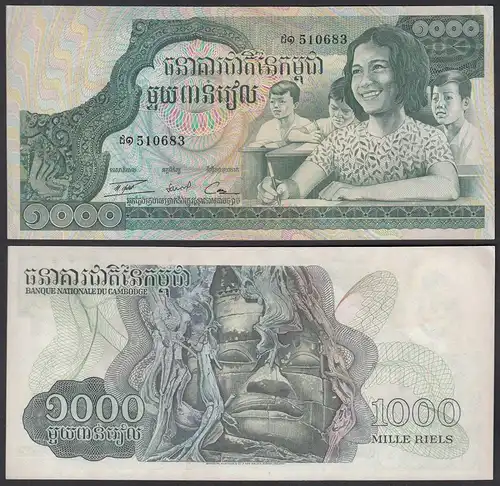 Kambodscha - Cambodia 1000 Riels (1972) Pick 17 UNC (1)    (27574