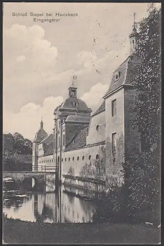 AK Schloss Stapel Eingangstor bei Havixbeck bei Coesfeld Münster   (65005
