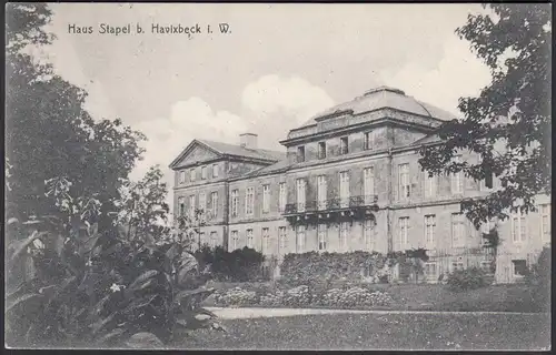 AK Schloss Stapel Front bei Havixbeck bei Coesfeld Münster    (65010