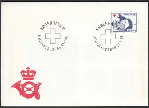 Dänemark - Denmark 1983 FDC Mi 768 Dänisches Rotes Kreuz Pflegeschwester  (65129