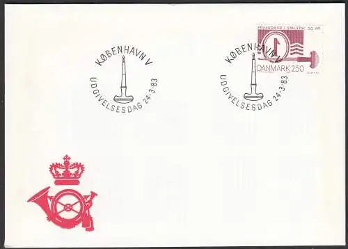 Dänemark - Denmark 1983 FDC Mi 771 50 J.Briefmarken im Stahl-Stichtiefdruck